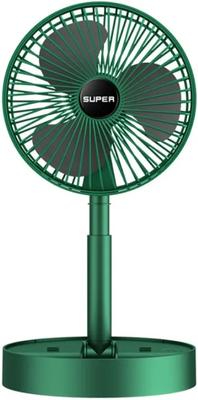 Green Rechargeable Fan for Home Office Outdoor Use thumbnail 6