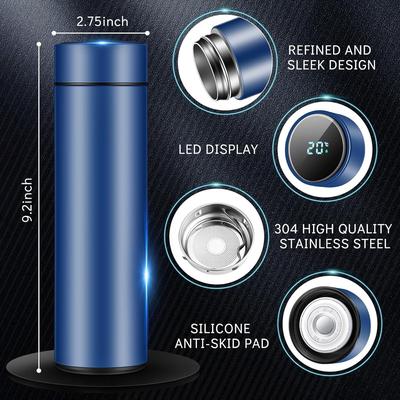 Premium Insulated Stainless Steel Water Bottle 50ml Black thumbnail 6