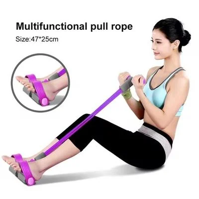 Purple Foam Pull Rope 47x25cm for Home Gym Workout