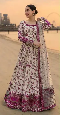 3 Pcs Women's Unstitched Printed Suit