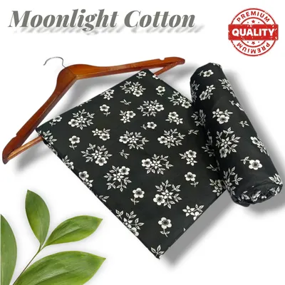 Black Printed 2-Piece Polo Cotton Suit for Women thumbnail 2