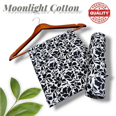 Women Printed 2-Piece Suit Black Polo Cotton thumbnail 2