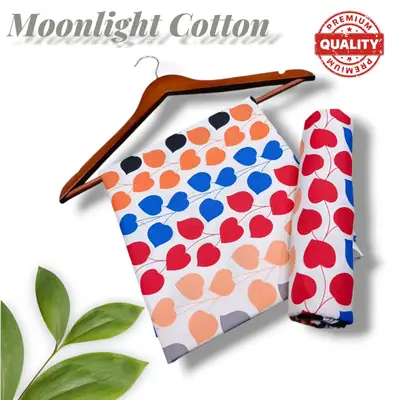 2 Pcs Women's Unstitched Printed Suit