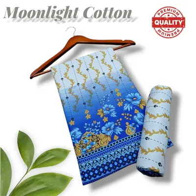 2 Pcs Women's Unstitched Printed Suit thumbnail 2