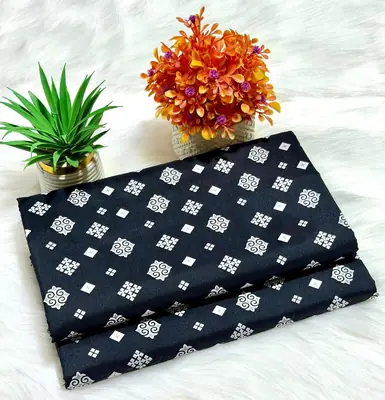 2 Pcs Women's Unstitched Printed Suit thumbnail 2