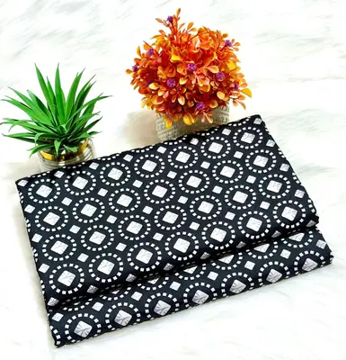 2 Pcs Women's Unstitched Printed Suit thumbnail 2