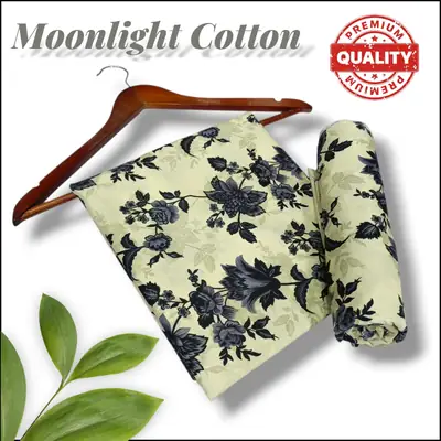 2 Pcs Women's Unstitched Printed Suit thumbnail 2