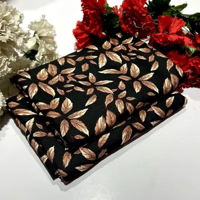 2 Pcs Women's Unstitched Printed Suit thumbnail 2