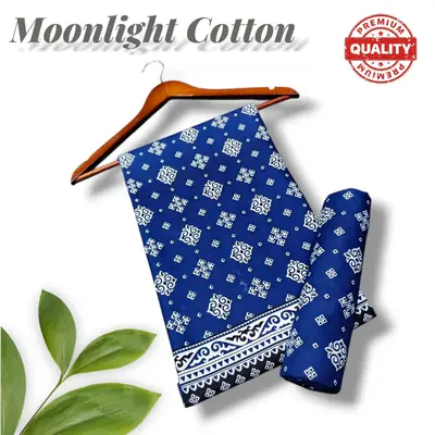 2 Pcs Women's Unstitched Printed Suit thumbnail 2