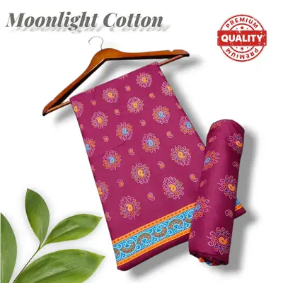 2 Pcs Women's Unstitched Printed Suit thumbnail 2