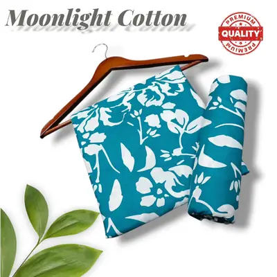 2 Pcs Women's Unstitched Printed Suit thumbnail 2
