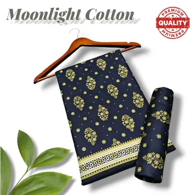 2 Pcs Women's Unstitched Printed Suit thumbnail 2