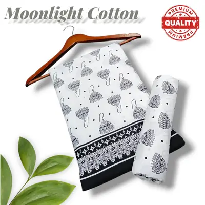 2 Pcs Women's Unstitched Printed Suit