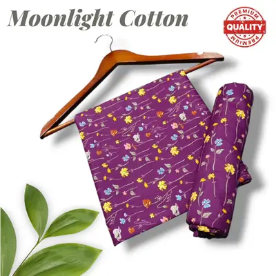 2 Pcs Women's Unstitched Printed Suit