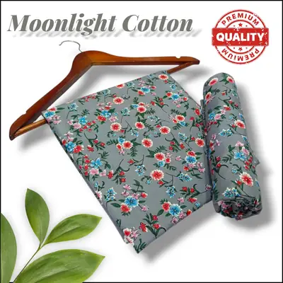 2 Pcs Women's Unstitched Printed Suit thumbnail 2