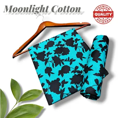 2 Pcs Women's Unstitched Printed Suit thumbnail 2