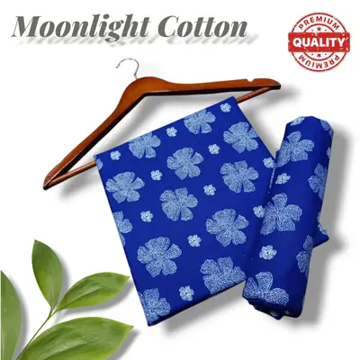 2 Pcs Women's Unstitched Printed Suit thumbnail 2