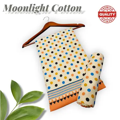 2 Pcs Women's Unstitched Printed Suit thumbnail 2
