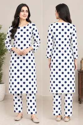 2 Pcs Women's Unstitched Printed Suit