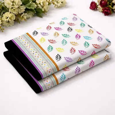 2 Pcs Women's Unstitched Printed Suit