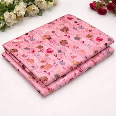 2 Pcs Women's Unstitched Printed Suit