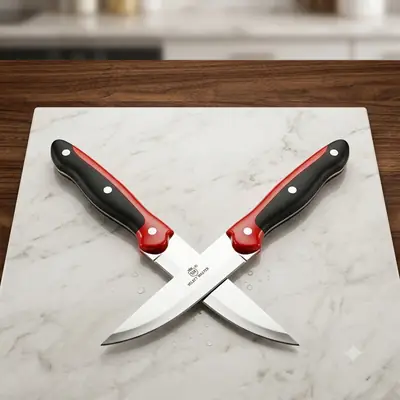 SelectMaster Pack Pack 2 - Precision Fruit Cutting Knife Set - Premium Stainless Steel Paring Knives with Ergonomic Triple-Rivet Handle thumbnail 4