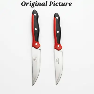 SelectMaster Pack Pack 2 - Precision Fruit Cutting Knife Set - Premium Stainless Steel Paring Knives with Ergonomic Triple-Rivet Handle thumbnail 5