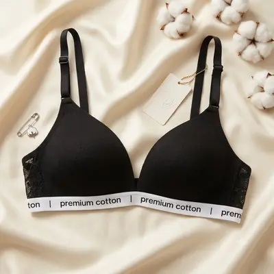 Premium Comfort Plunge Bra For Women's, Deep V-Cut Design,