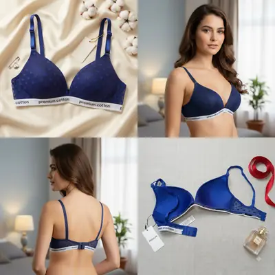 Premium Comfort Plunge Bra For Women's, Deep V-Cut Design, thumbnail 3