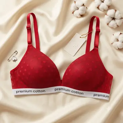 Premium Comfort Plunge Bra For Women's, Deep V-Cut Design,