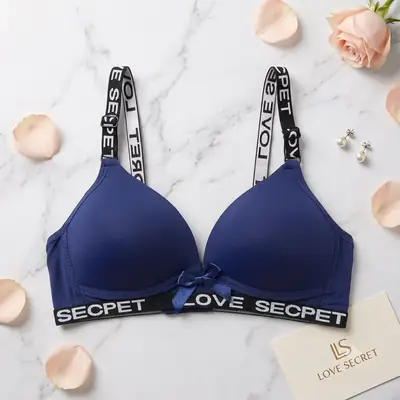 Silk Plain Comfortable And Lightweight Padded Bra