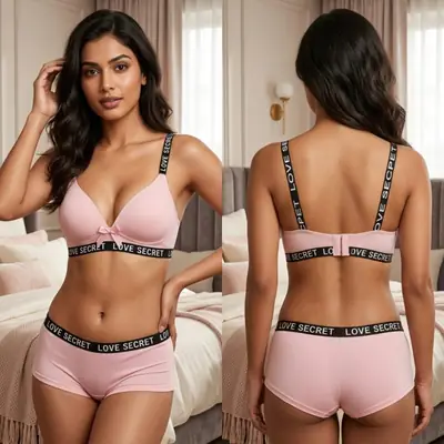 Silk Plain Comfortable And Lightweight Padded Bra thumbnail 4