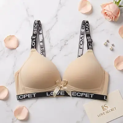Silk Plain Comfortable And Lightweight Padded Bra