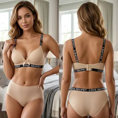 Silk Plain Comfortable And Lightweight Padded Bra thumbnail 4