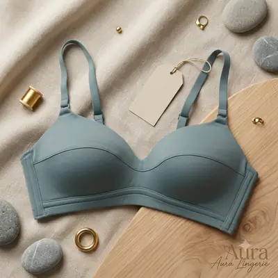 Women's Ultra-Soft Tencel Seamless Bra, Wire-Free Lightly Padded Daily Wear T-Shirt Bra,
