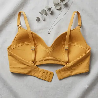 Women's Ultra-Soft Tencel Seamless Bra, Wire-Free Lightly Padded Daily Wear T-Shirt Bra, thumbnail 2