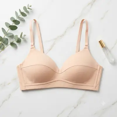 Women's Ultra-Soft Tencel Seamless Bra, Wire-Free Lightly Padded Daily Wear T-Shirt Bra,