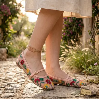 Women's Microfiber Fancy Pumps thumbnail 5