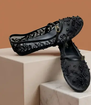 Women's Microfiber College Pumps thumbnail 2