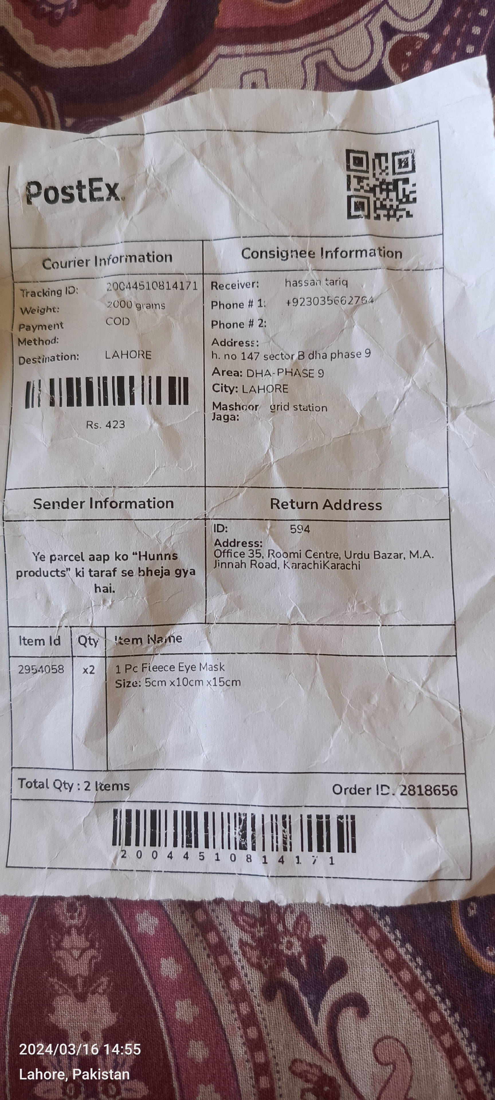 Hunns products review 2