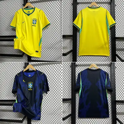 Brazil World Cup Jersey T-Shirt Yellow Blue