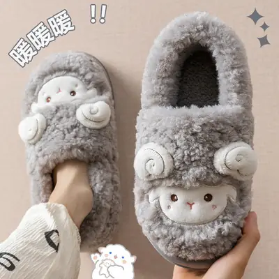 Women Winter Fleece Lined Slipper Green 2025