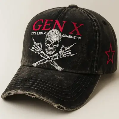 Cross-Border Veteran Eagle Cap Men White 250th Anniversary