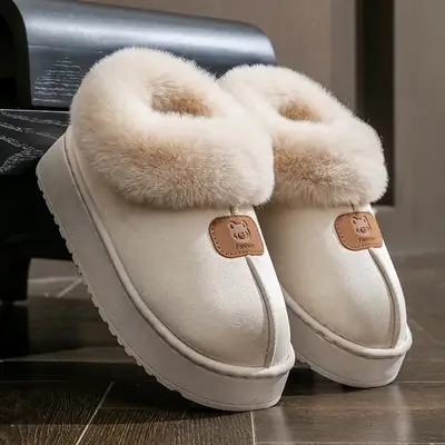 2025 Winter Warm Cotton Slippers for Women