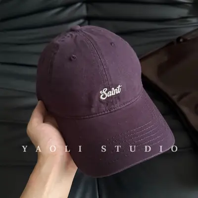 Women Embroidered Baseball Cap Saint Navy Large