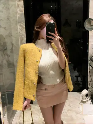 Autumn and Winter New French Short Chic Little Fragrance Jacket for Women, Spring and Autumn Style New Blazer Top