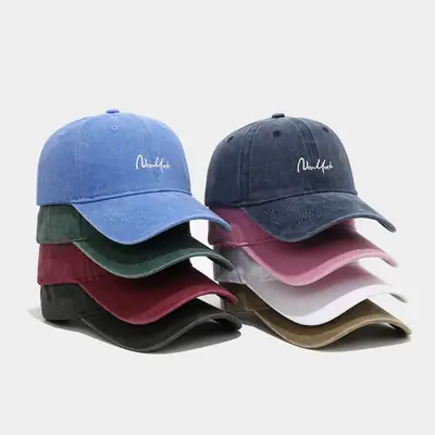 Green "New York" Embroidered Baseball Cap