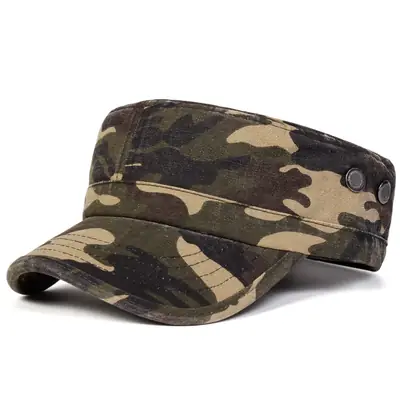 Men's Camouflage Washed Spring Cap Sun Hat