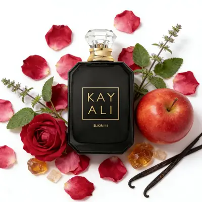 Kayali Perfume No. 12 Musk No. 39 Lychee Sparkling Wine No. 28 Vanilla Pistachio