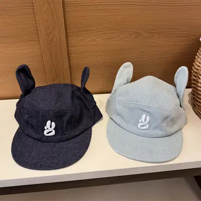 Korean Niche Duckbill Cap with Angel Wings & 3D Ears